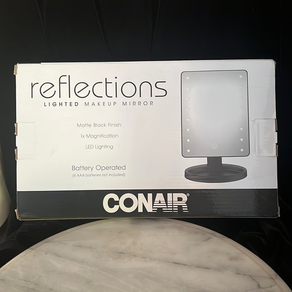 Conair battery operated lighted, makeup mirror, brand new in the box LED lights - Picture 2 of 2